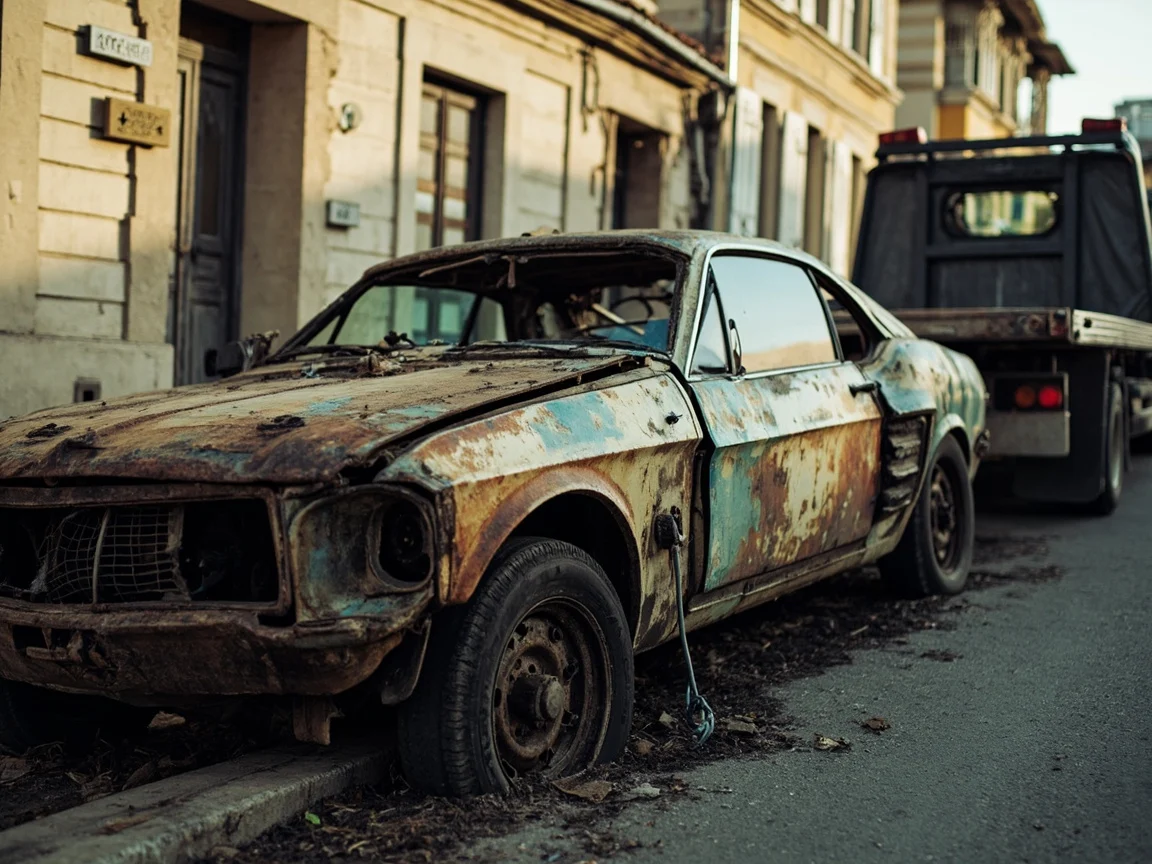 Epave voiture &middot; image &agrave; la une