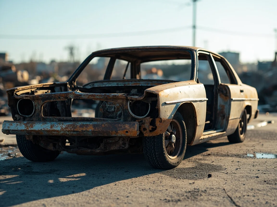Epave voiture &middot; image &agrave; la une