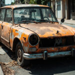 , , , ,  - Epave voiture - Antony - Hauts-de-Seine