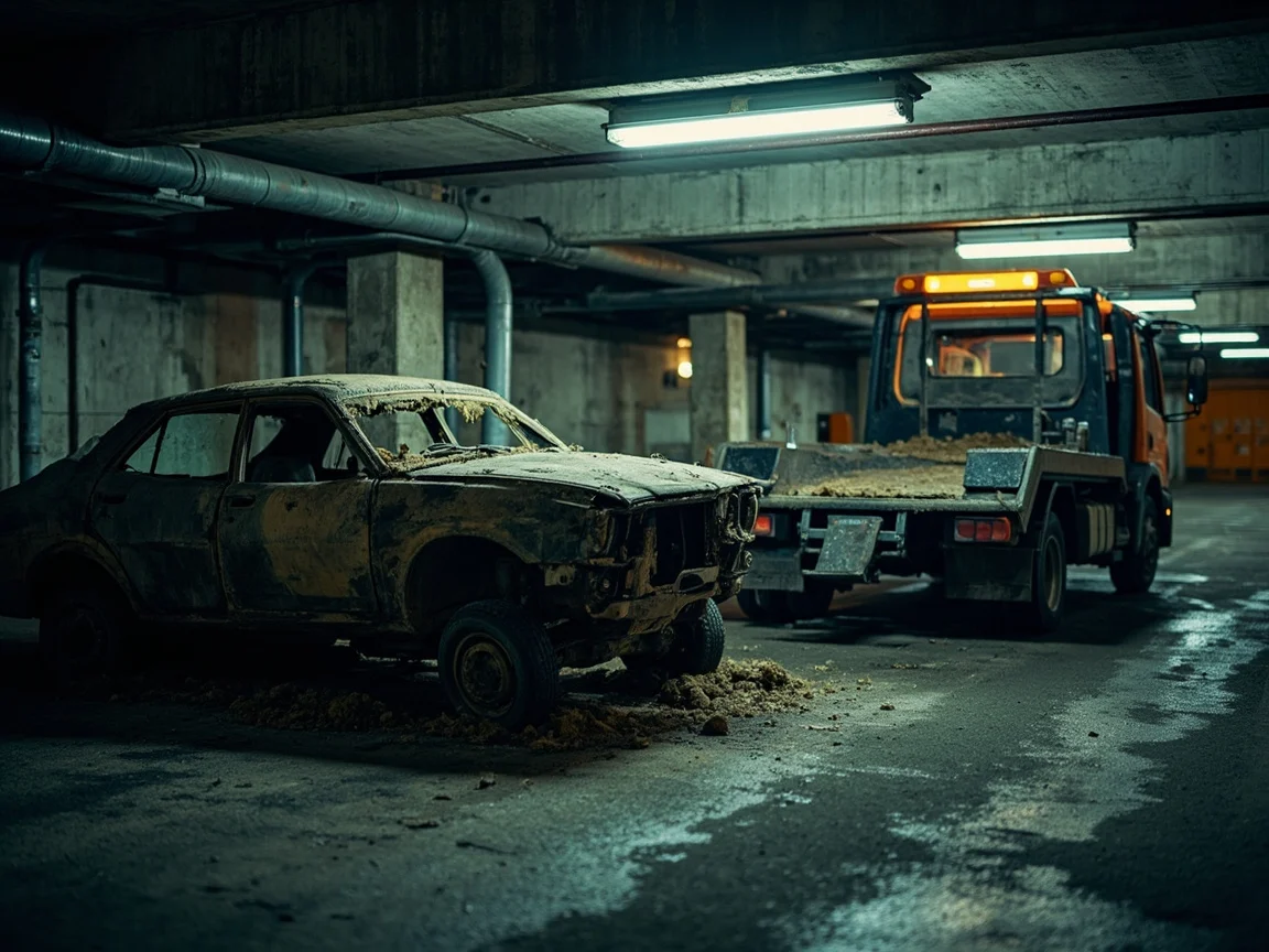 Enl&egrave;vement &eacute;pave sous-sol / parking &middot; image &agrave; la une