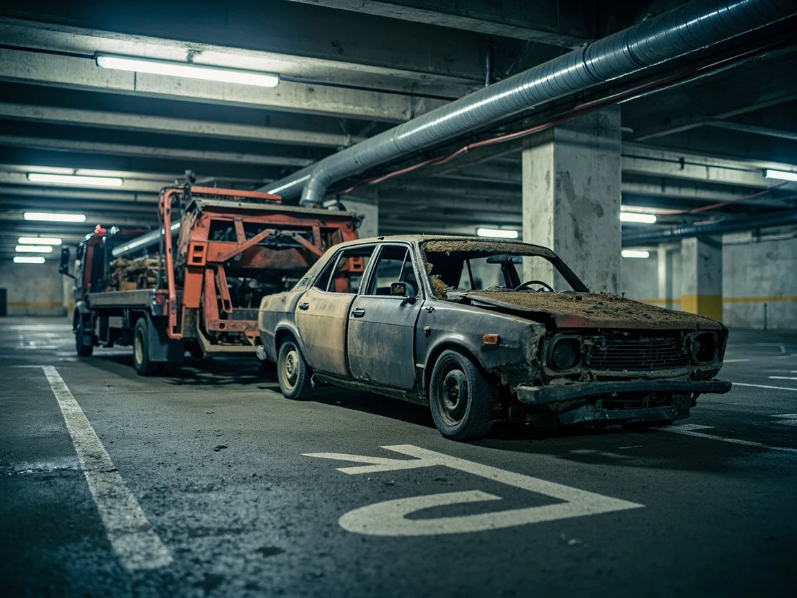 Enl&egrave;vement &eacute;pave sous-sol / parking &middot; image &agrave; la une