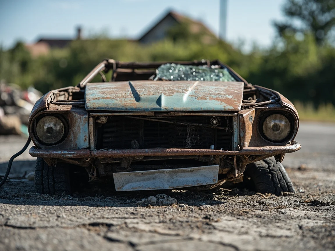 Epave voiture &middot; image &agrave; la une