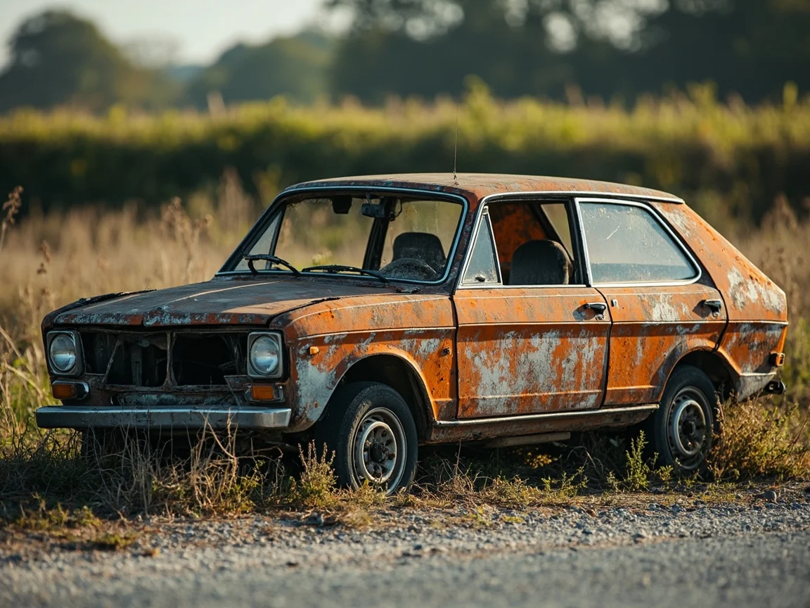 Epave voiture &middot; image &agrave; la une