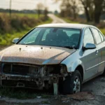 Epave voiture &mdash; Epave voiture - Ch&acirc;telet-En-Brie, Seine-et-Marne - 77820 &middot; image &agrave; la une