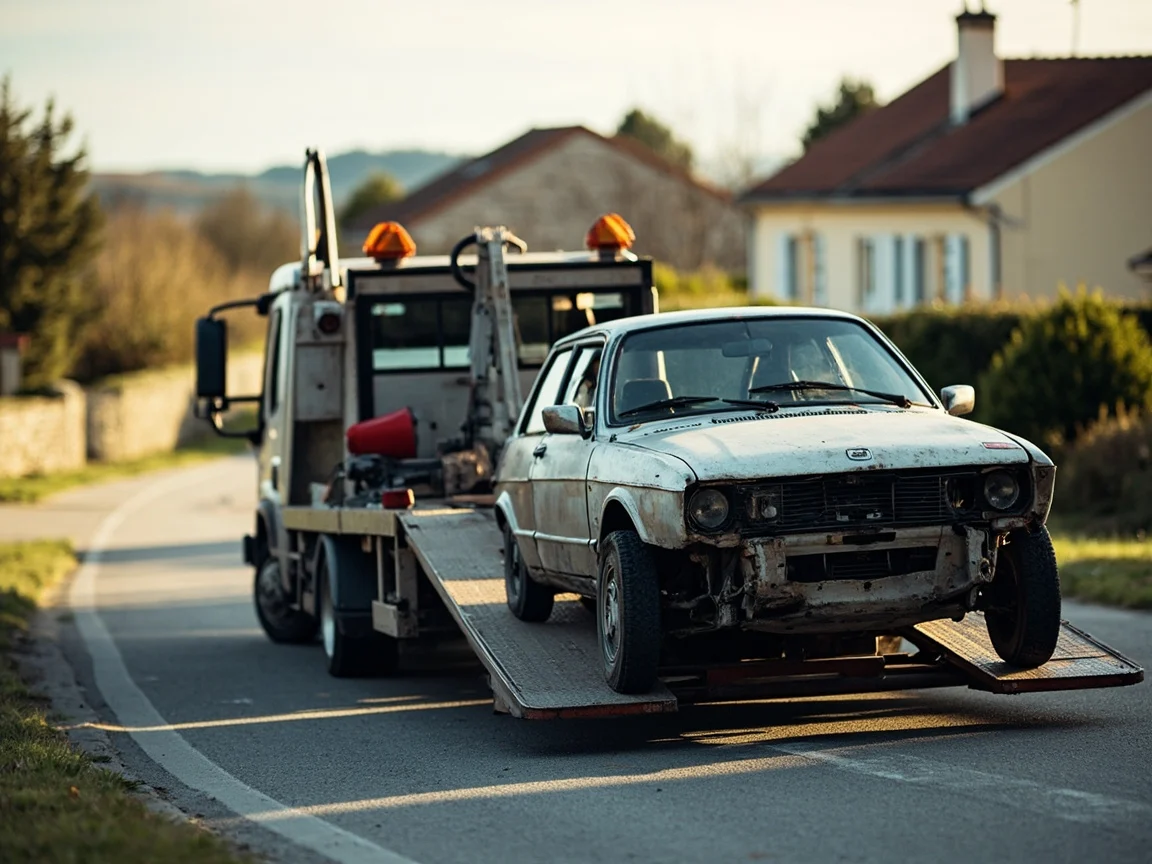 Epave voiture &middot; image &agrave; la une