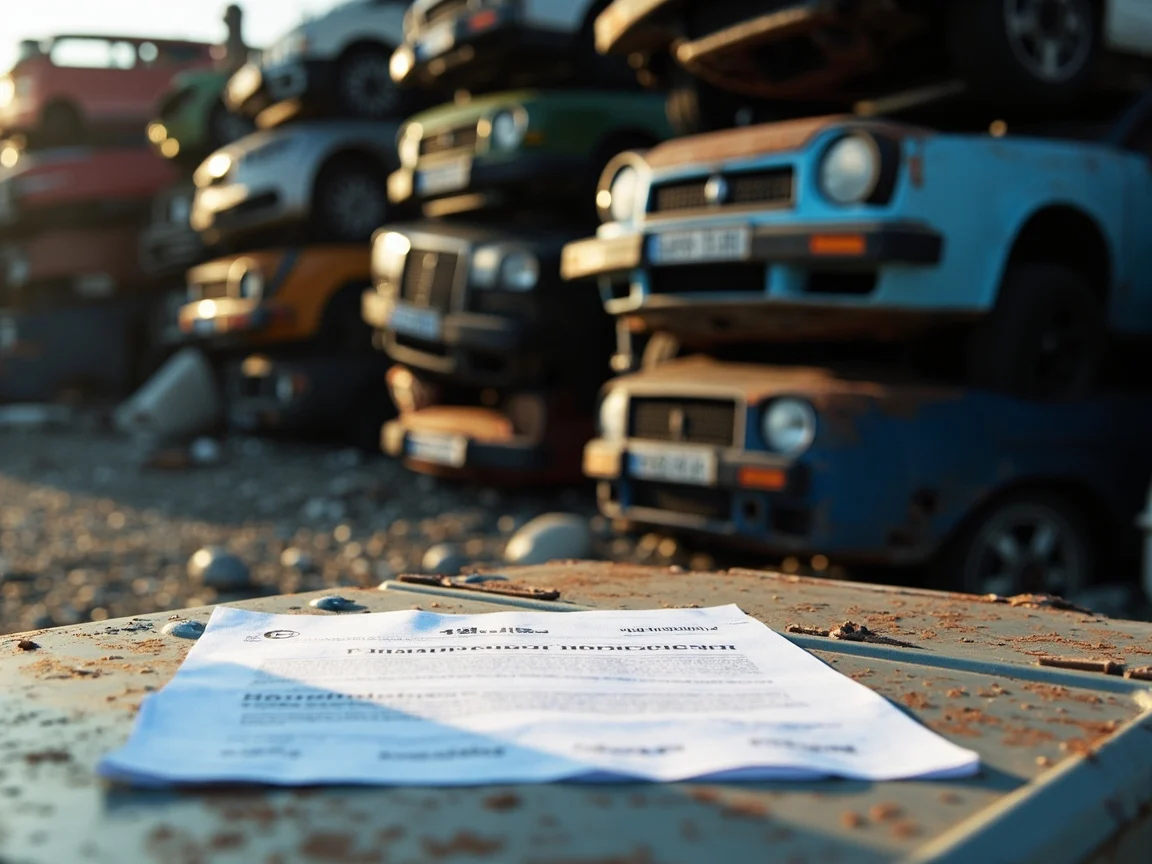 Certificat de destruction v&eacute;hicule &middot; image &agrave; la une