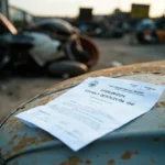 Certificat de destruction v&eacute;hicule &mdash; Certificat de destruction v&eacute;hicule - Gometz-Le-Ch&acirc;tel (91940, Essonne) &middot; image &agrave; la une