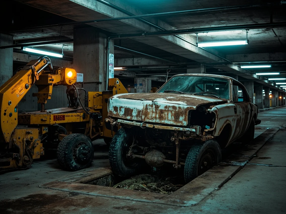 Enl&egrave;vement &eacute;pave sous-sol / parking &middot; image &agrave; la une