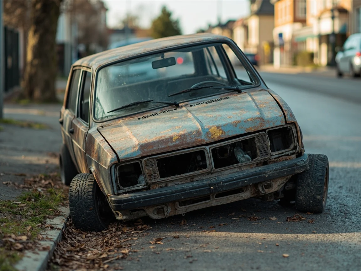 Epave voiture &middot; image &agrave; la une