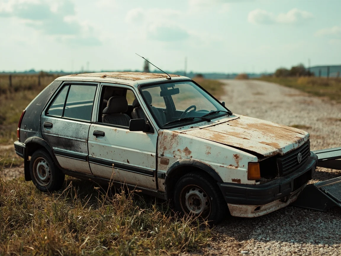 Epave voiture &middot; image &agrave; la une