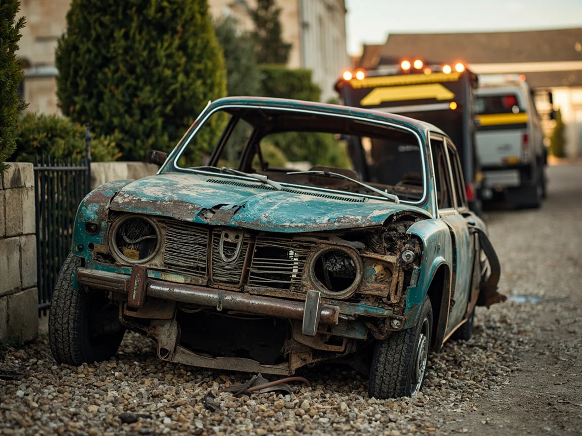 Epave voiture &middot; image &agrave; la une