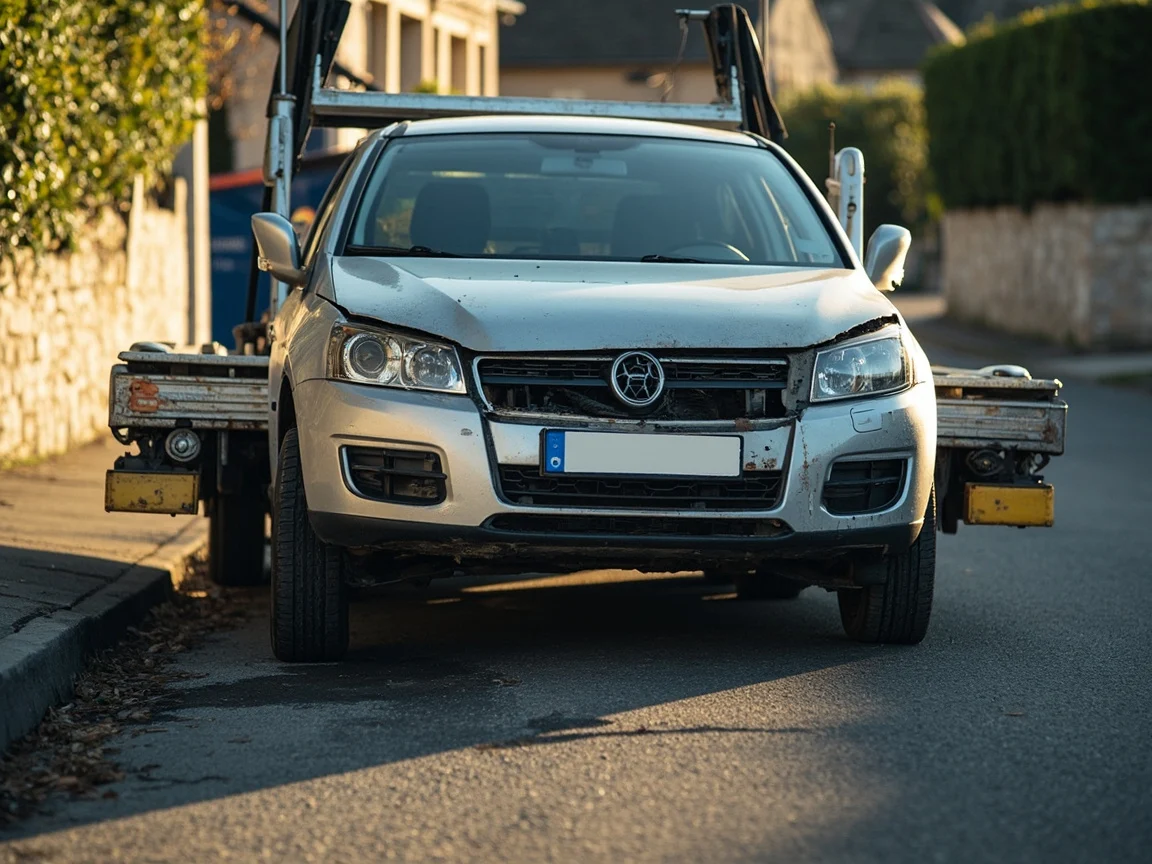 Epave voiture &middot; image &agrave; la une