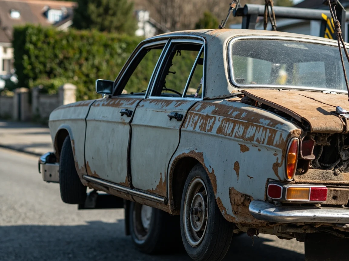Epave voiture &middot; image &agrave; la une