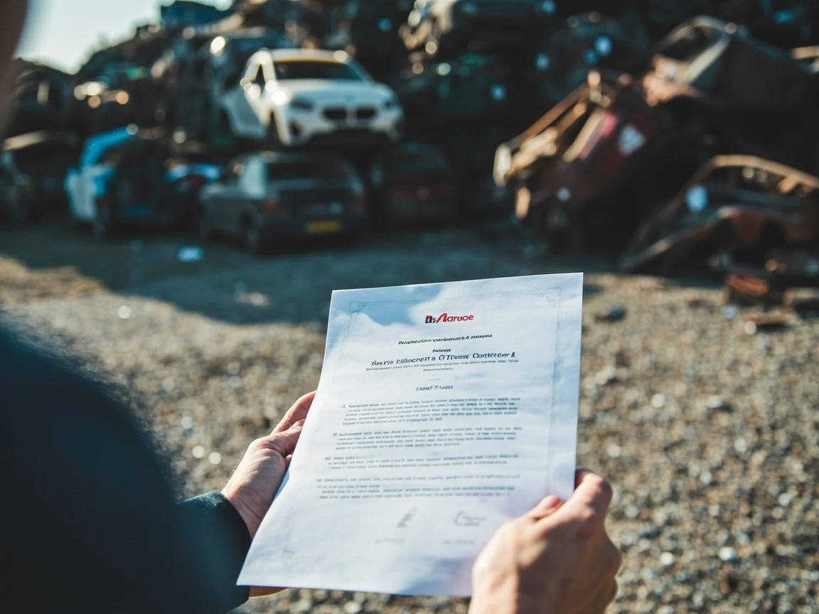 Certificat de destruction v&eacute;hicule &middot; image &agrave; la une