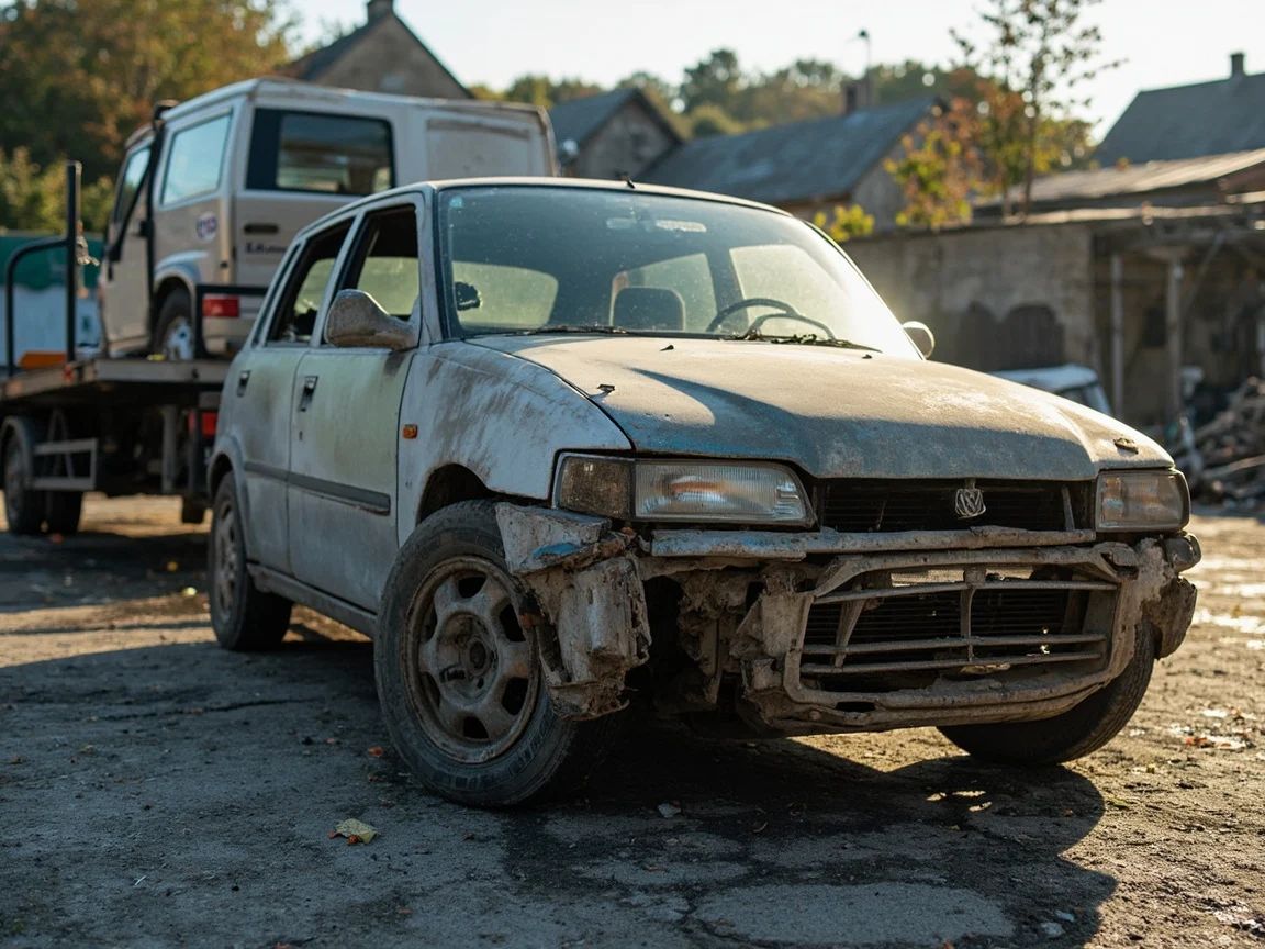 Destruction voiture &middot; image &agrave; la une