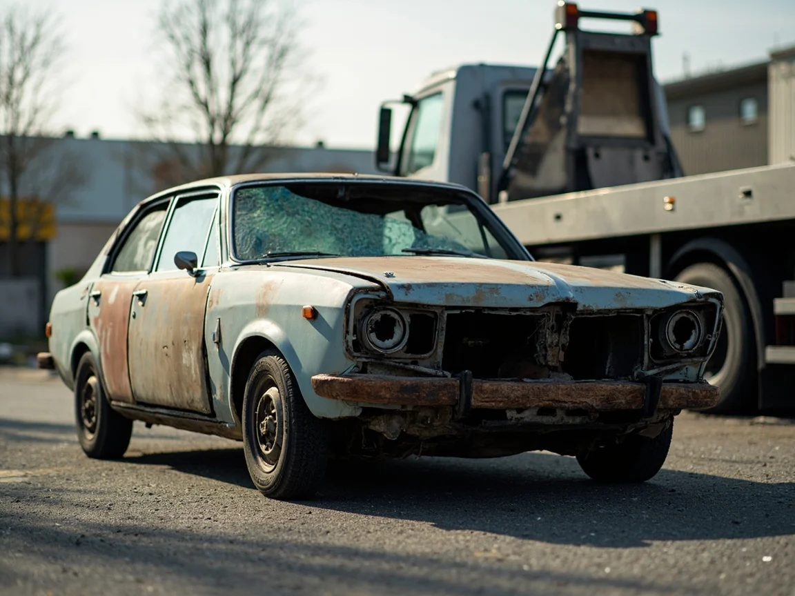 Epave voiture &middot; image &agrave; la une