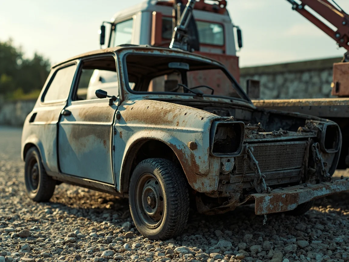 Epave voiture &middot; image &agrave; la une