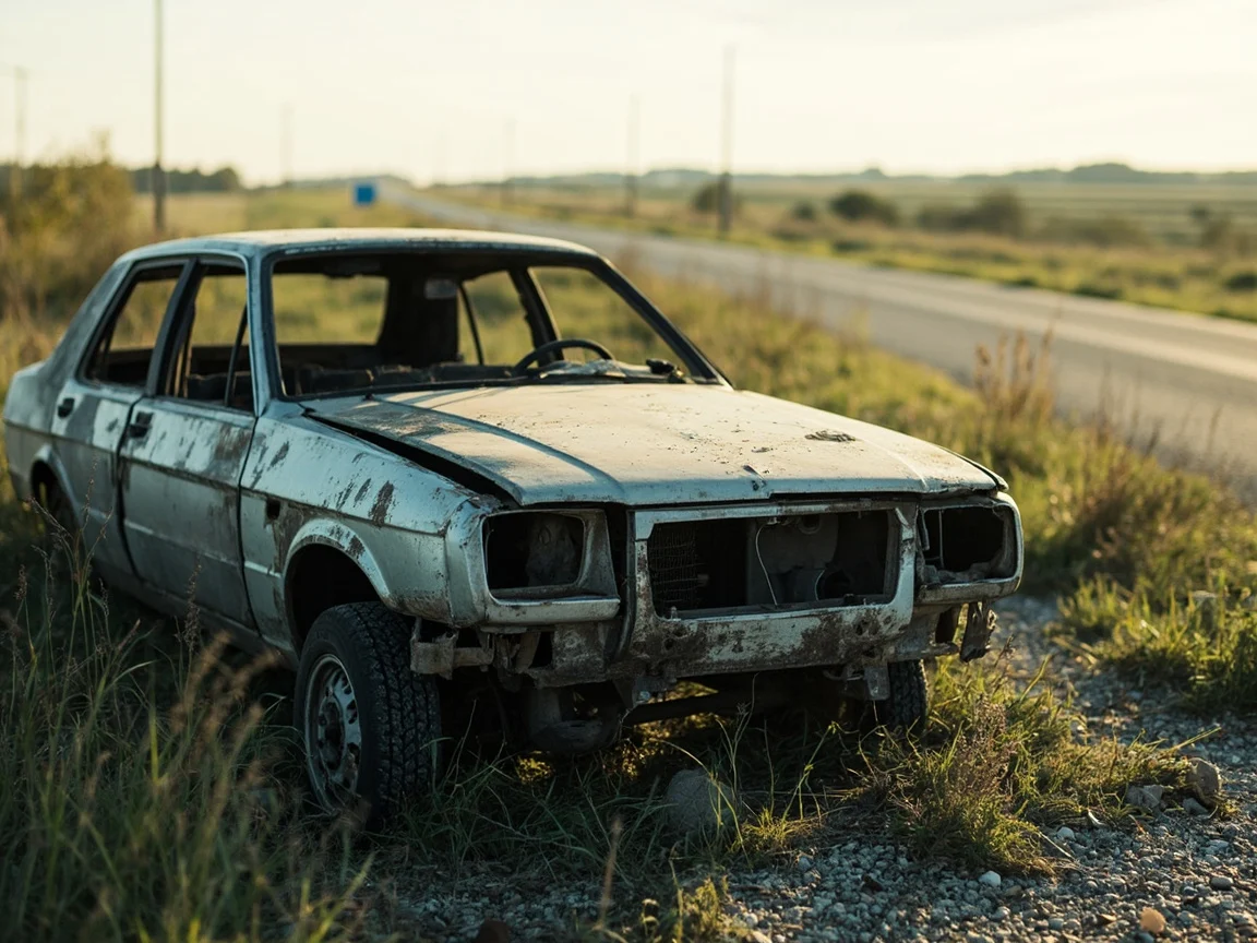 Epave voiture &middot; image &agrave; la une