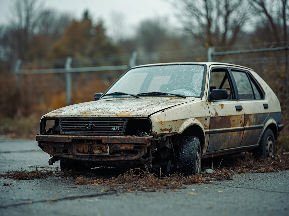 Epave voiture &middot; image &agrave; la une