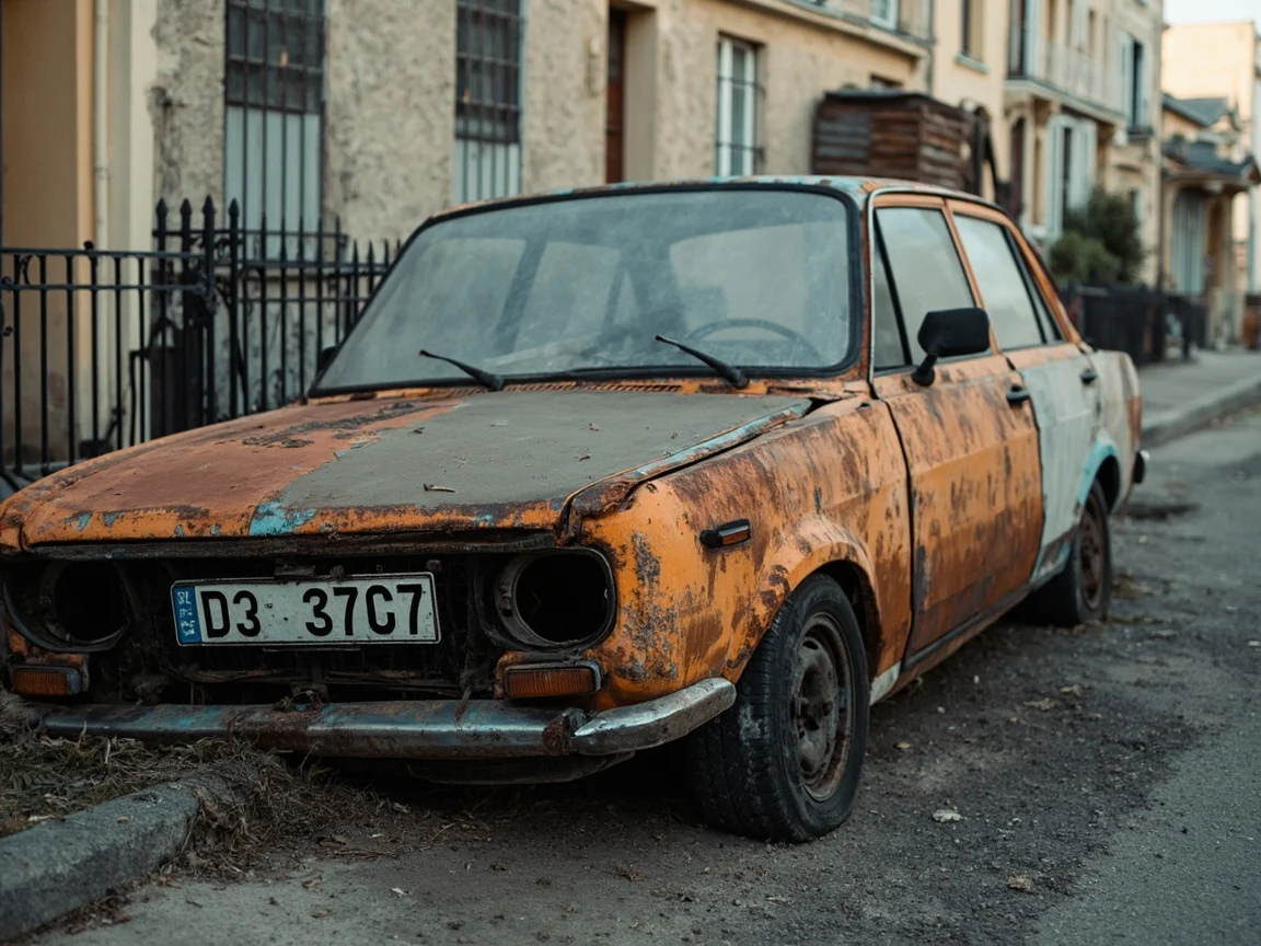 Epave voiture &middot; image &agrave; la une