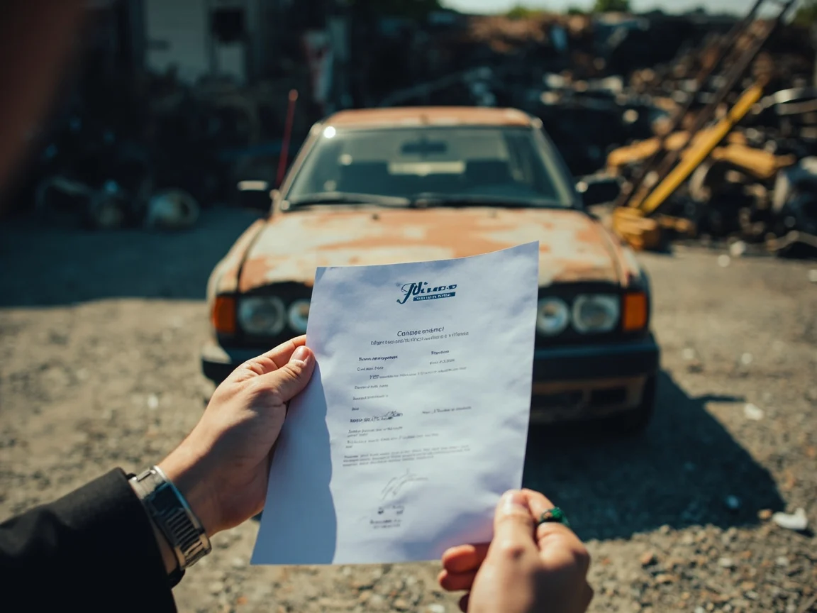 Certificat de destruction v&eacute;hicule &middot; image &agrave; la une