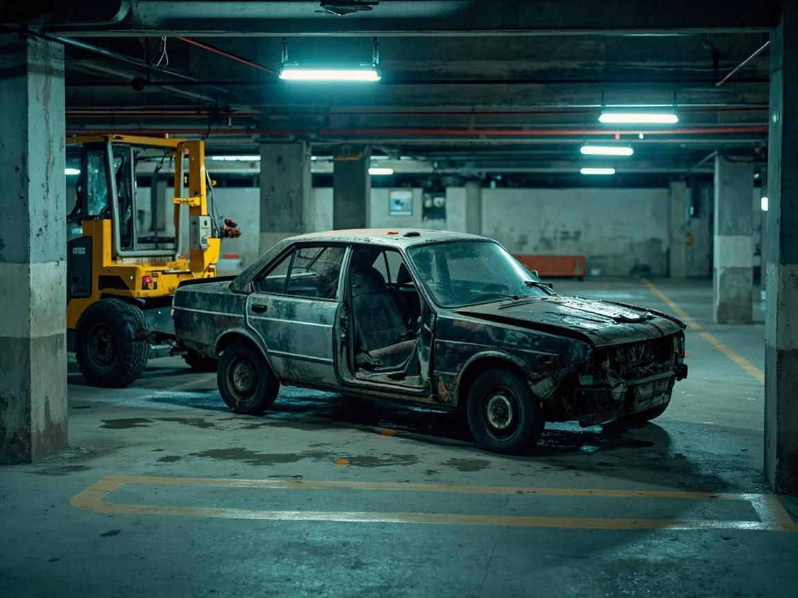 Enl&egrave;vement &eacute;pave sous-sol / parking &middot; image &agrave; la une