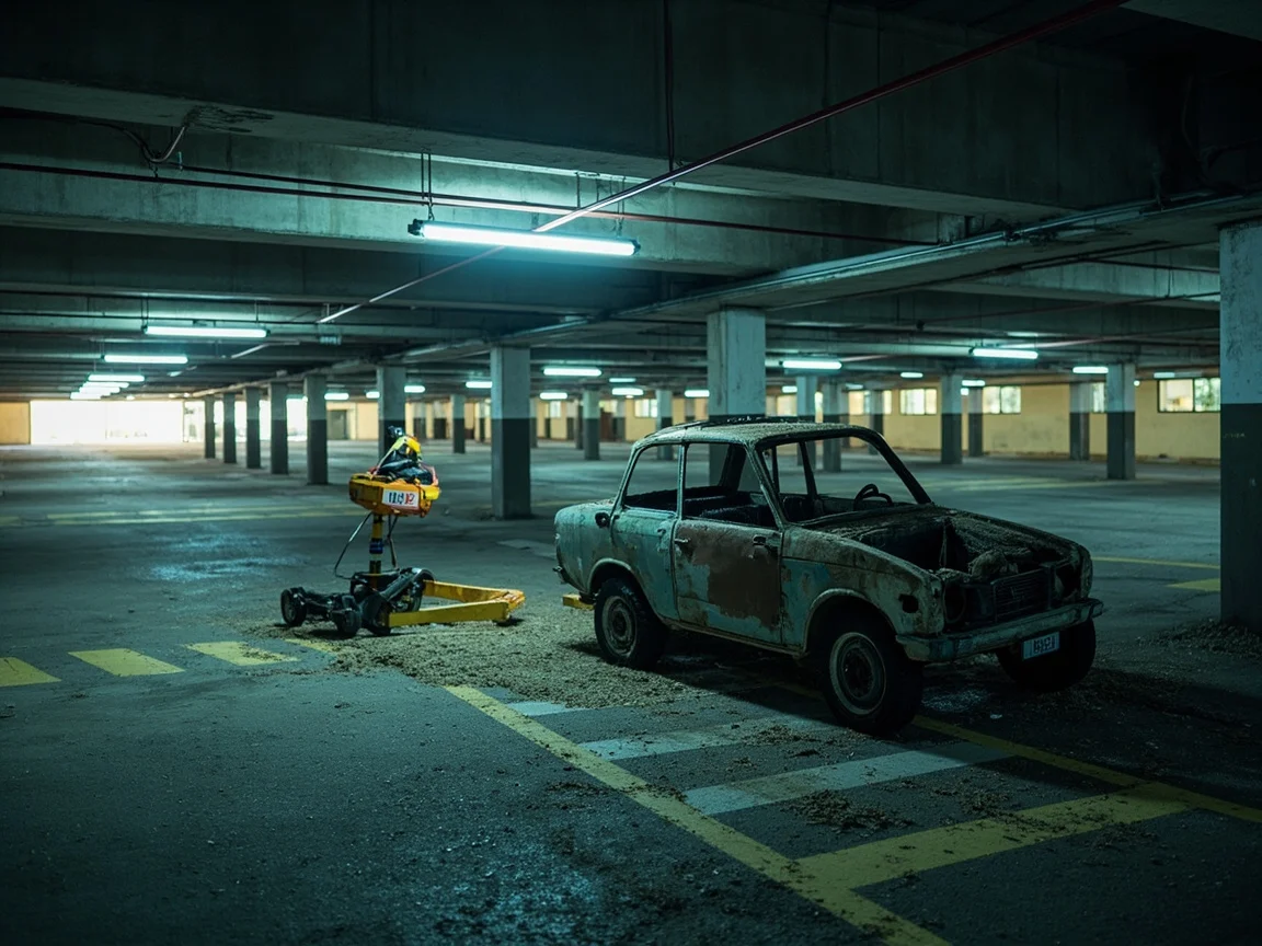 Enl&egrave;vement &eacute;pave sous-sol / parking &middot; image &agrave; la une