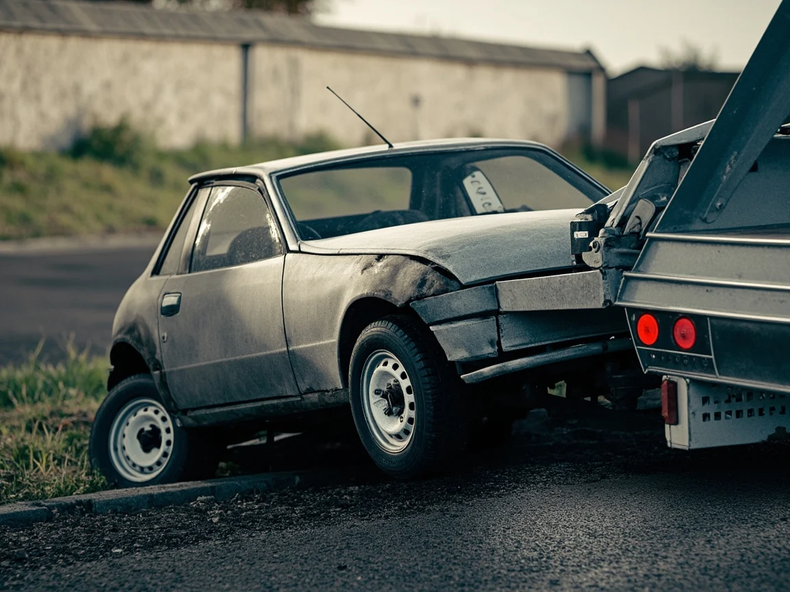 Epave voiture &middot; image &agrave; la une