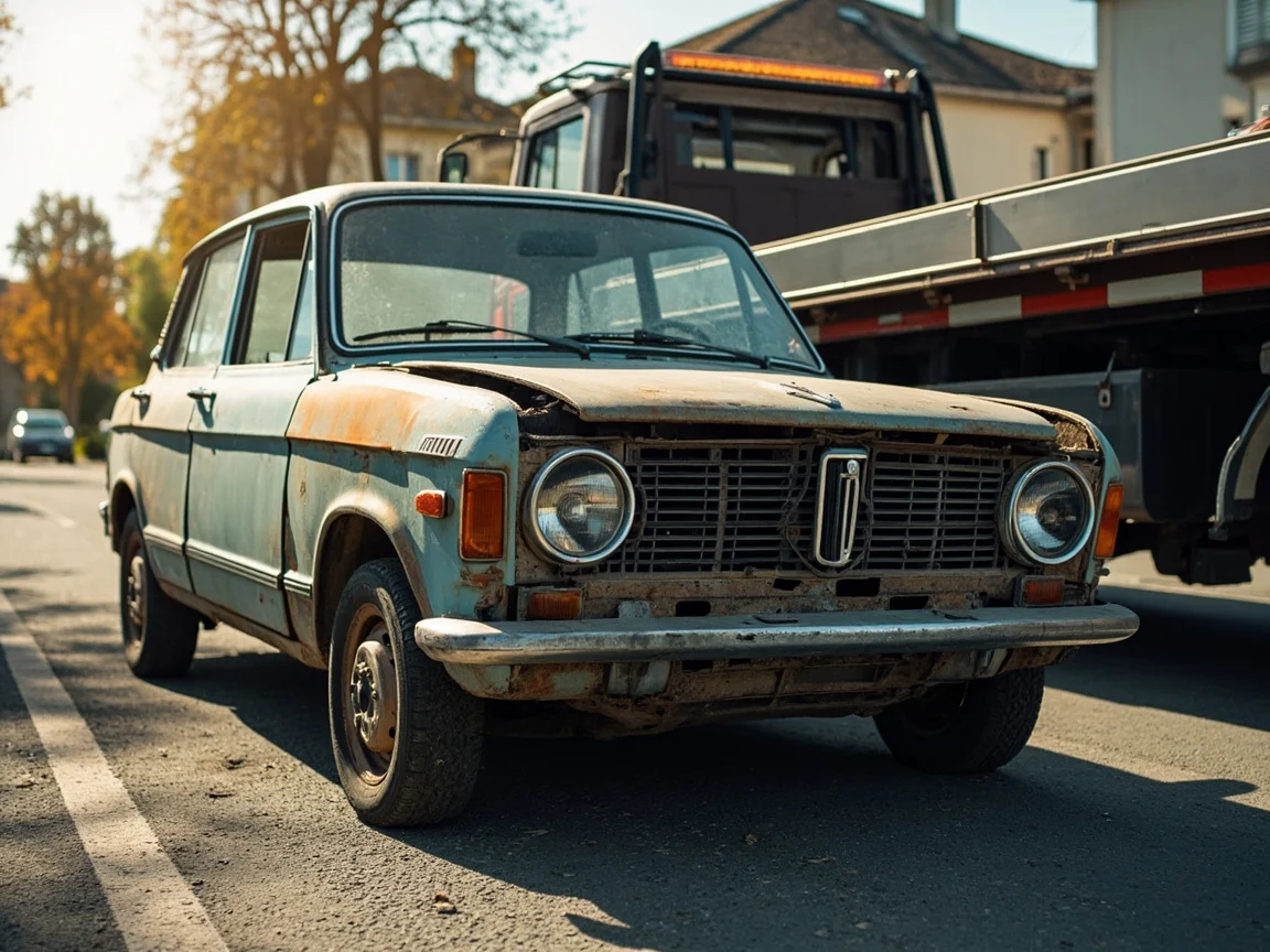 Epave voiture &middot; image &agrave; la une