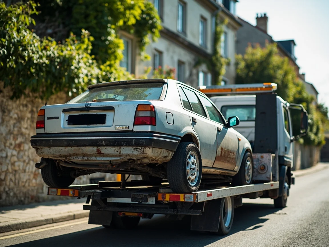 Epave voiture &middot; image &agrave; la une