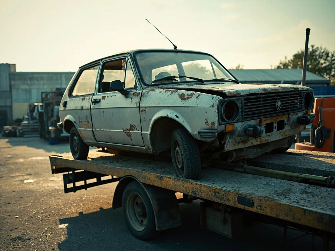 Epave voiture &middot; image &agrave; la une