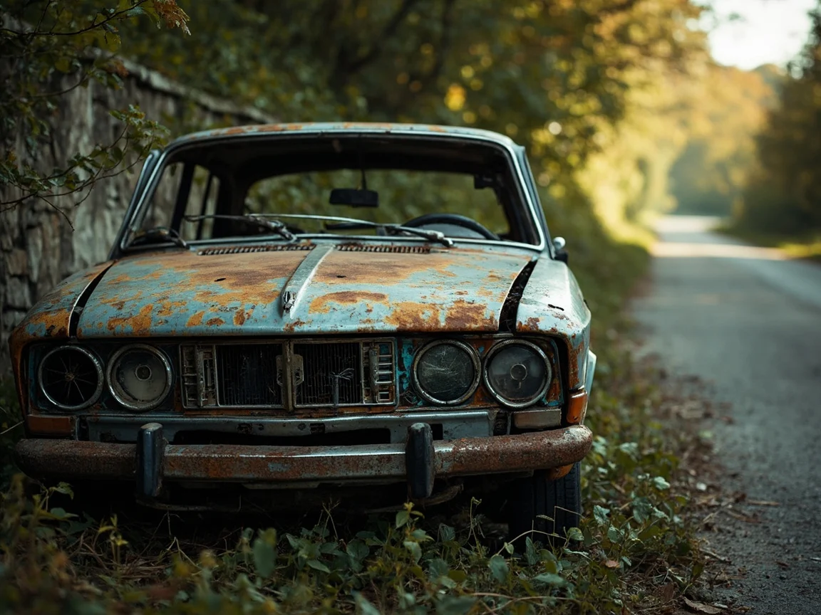 Epave voiture &middot; image &agrave; la une