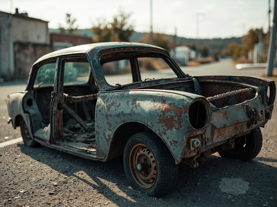 Epave voiture &middot; image &agrave; la une