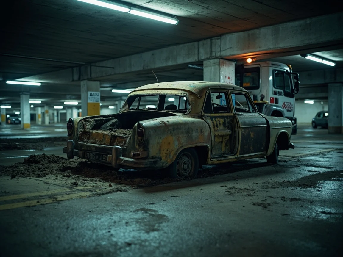 Enl&egrave;vement &eacute;pave sous-sol / parking &middot; image &agrave; la une