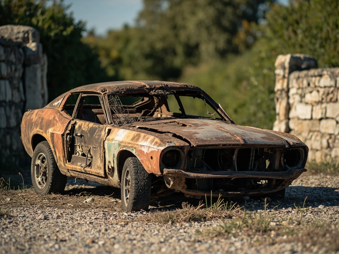 Epave voiture &middot; image &agrave; la une