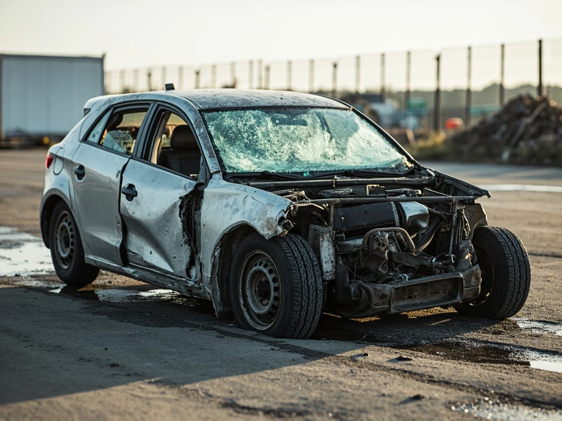Epave voiture &middot; image &agrave; la une