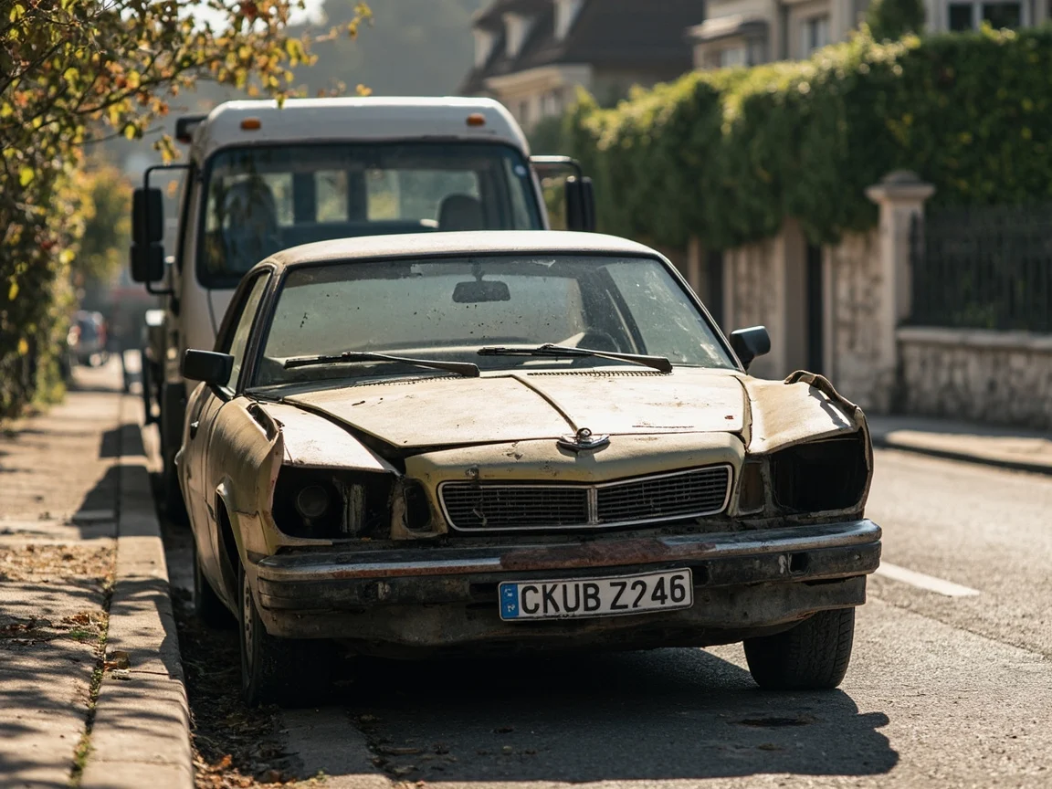 Epave voiture &middot; image &agrave; la une