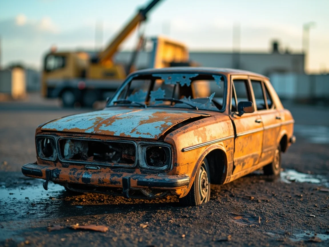 Epave voiture &middot; image &agrave; la une