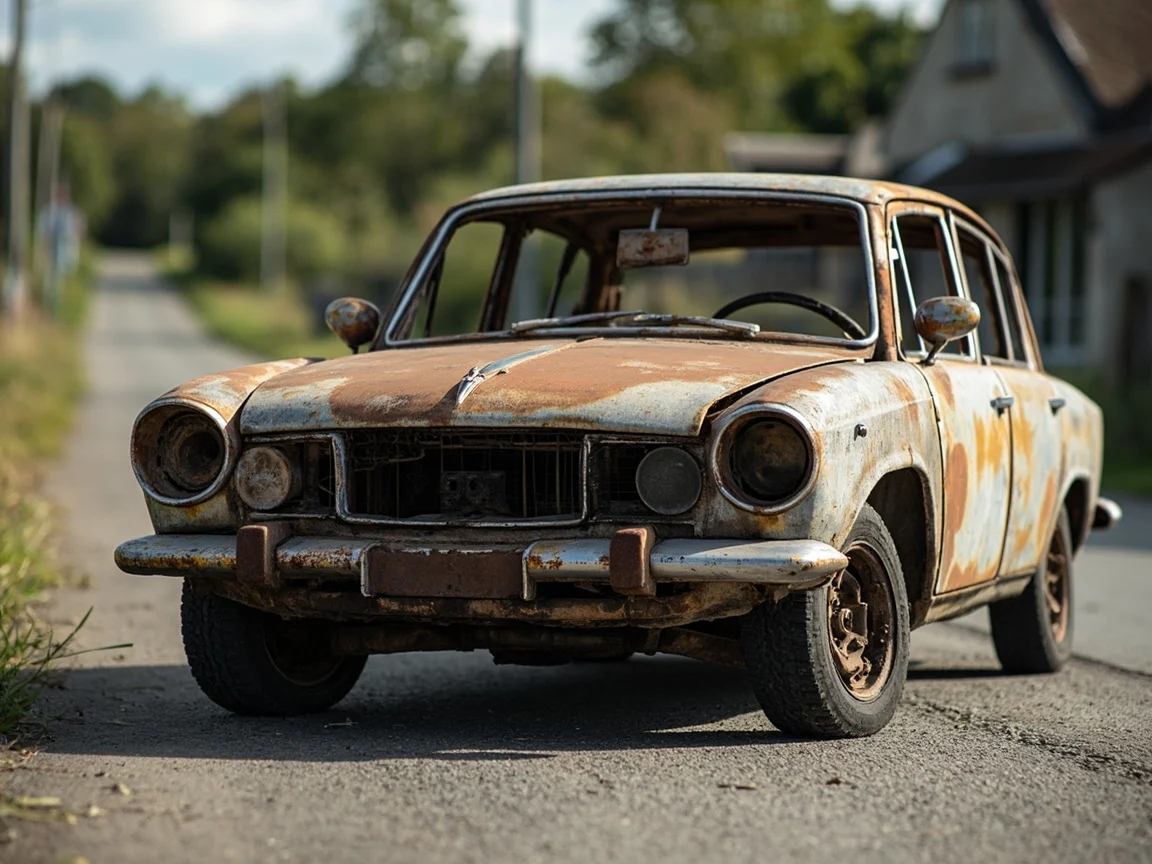 Epave voiture &middot; image &agrave; la une