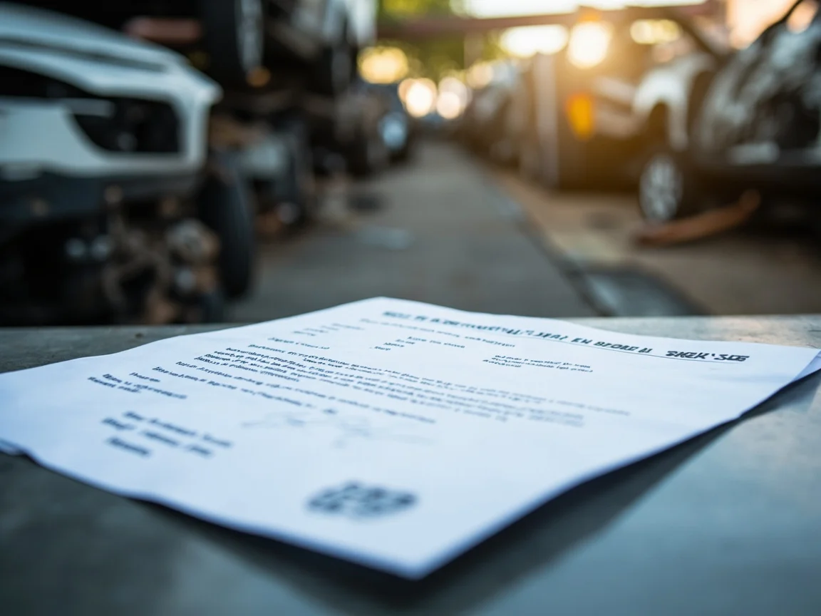 Certificat de destruction v&eacute;hicule &middot; image &agrave; la une