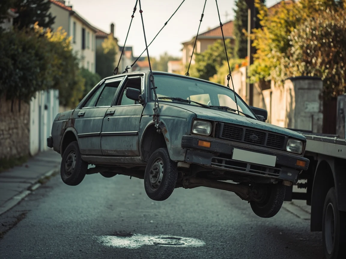 Epave voiture &middot; image &agrave; la une