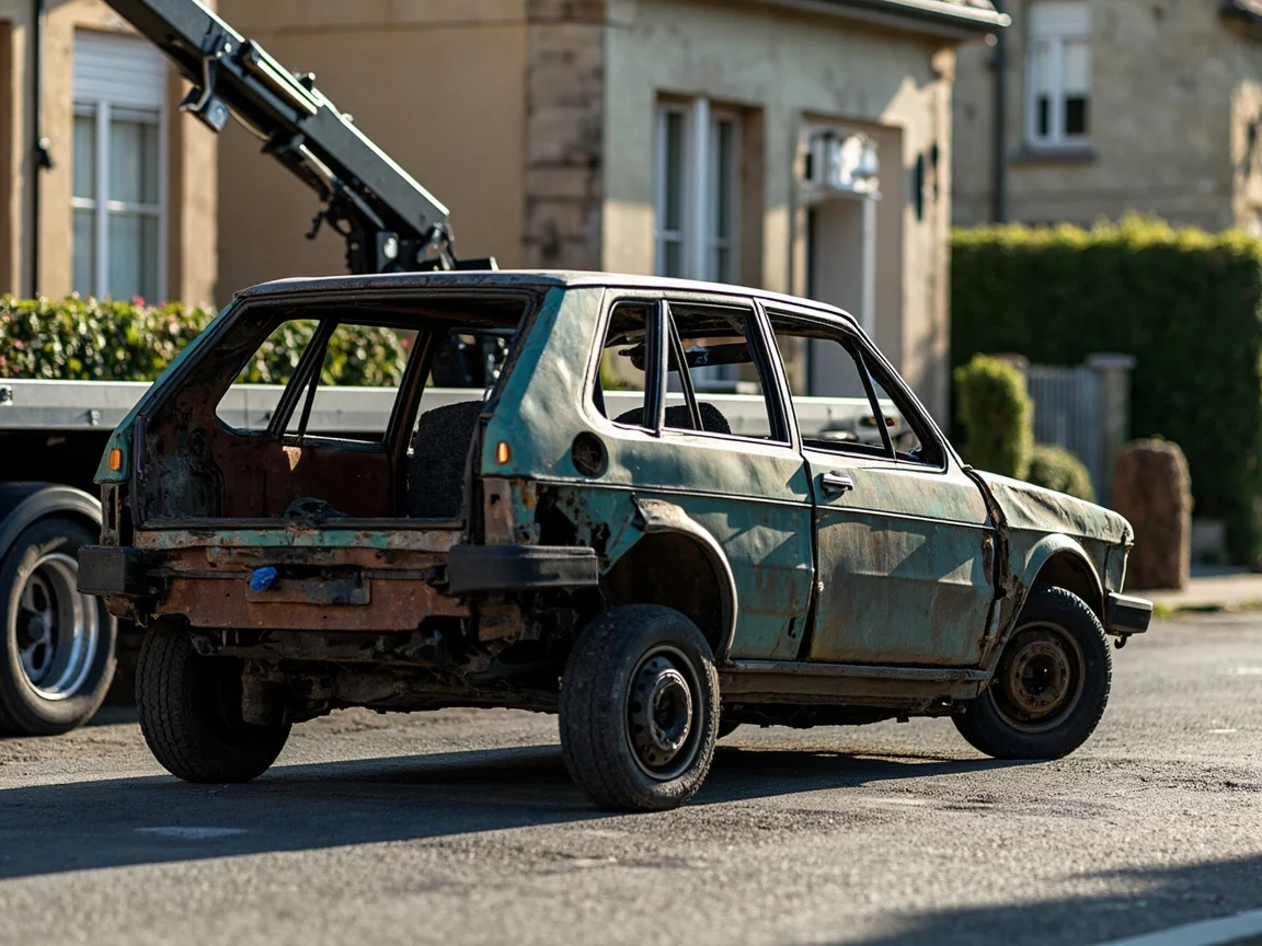 Epave voiture &middot; image &agrave; la une