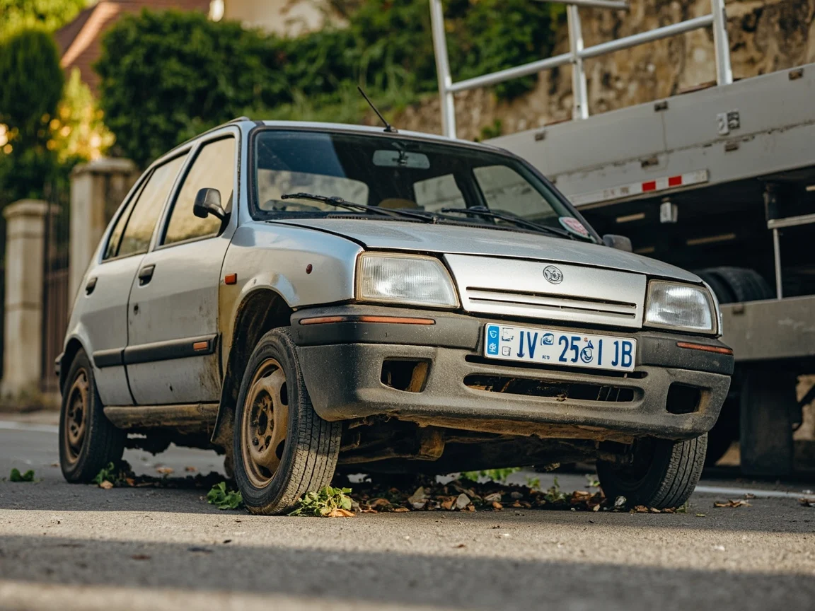 Epave voiture &middot; image &agrave; la une