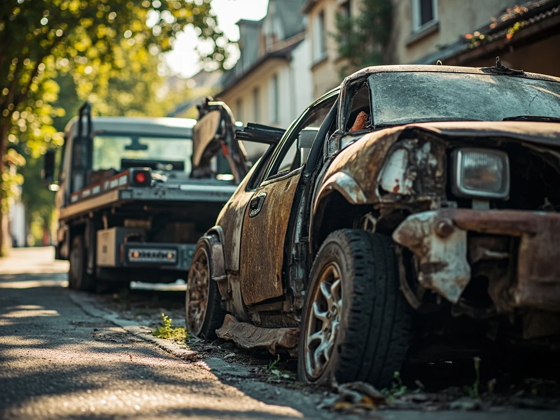 Epave voiture &middot; image &agrave; la une