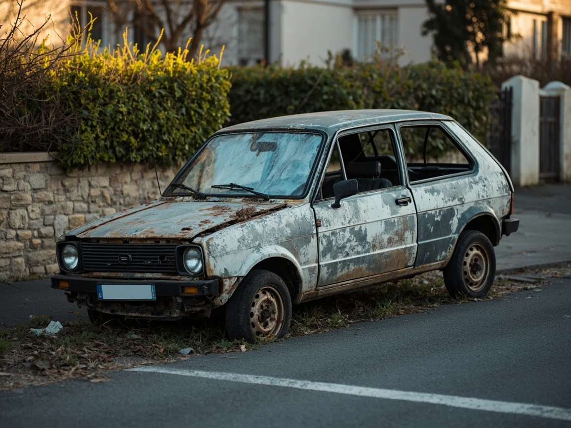 Epave voiture &middot; image &agrave; la une
