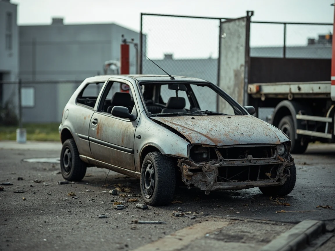 Epave voiture &middot; image &agrave; la une