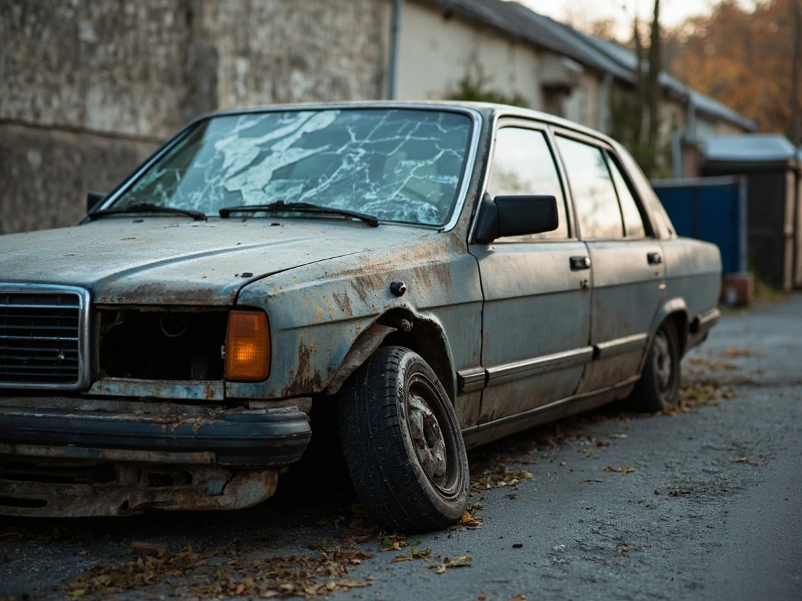 Epave voiture &middot; image &agrave; la une