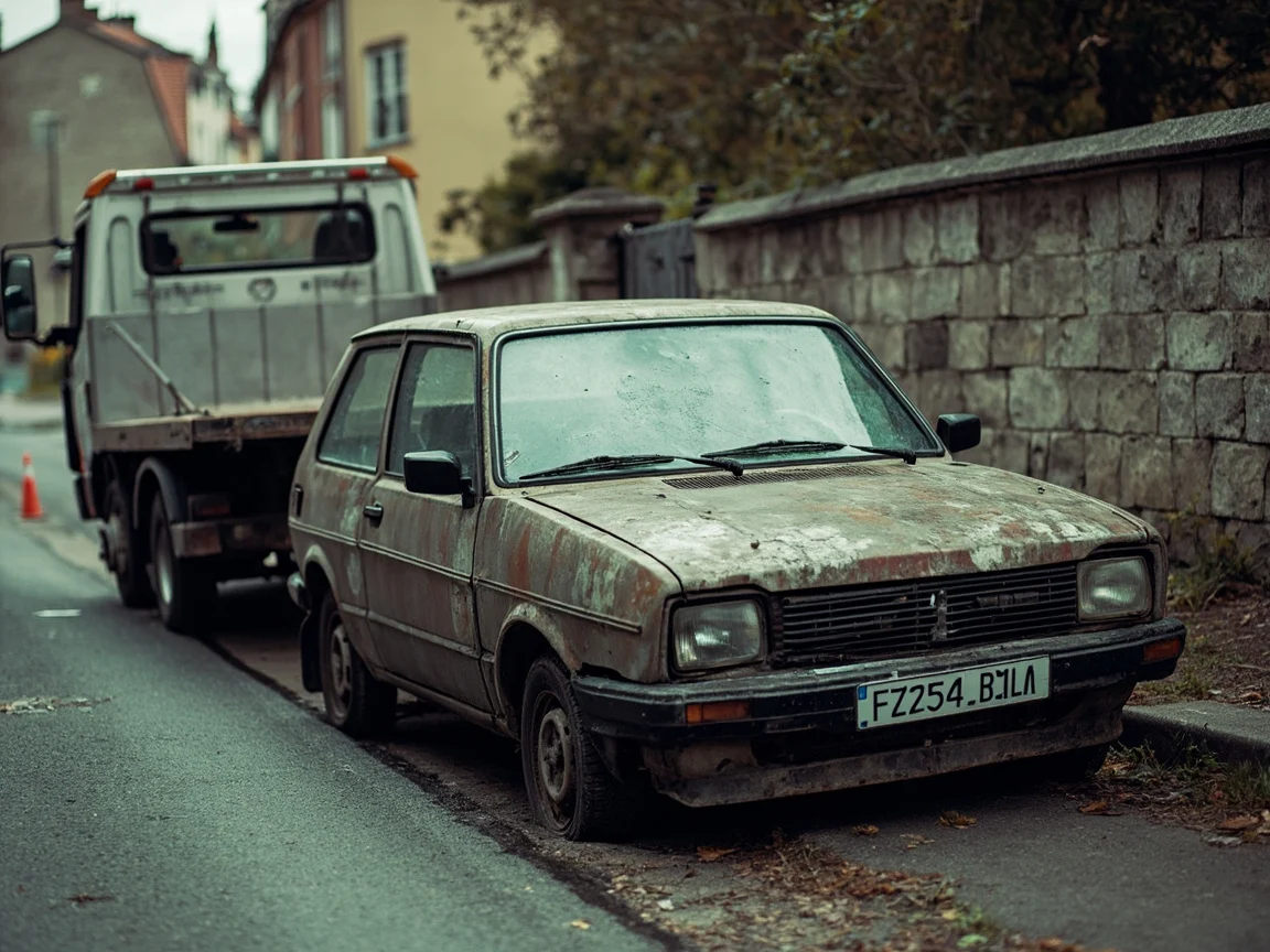 Epave voiture &middot; image &agrave; la une