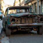 , , , ,  - Epave voiture - 75 - Paris 10 - 75010