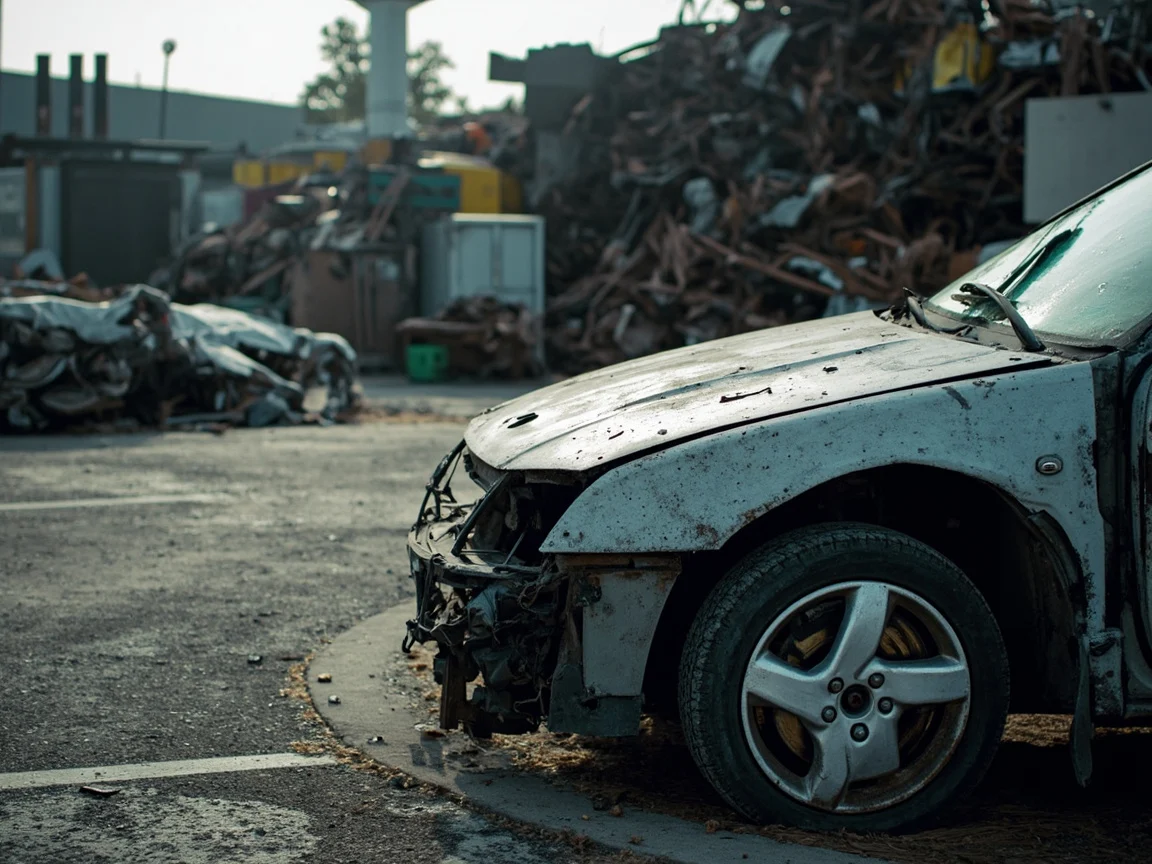 Destruction voiture &middot; image &agrave; la une